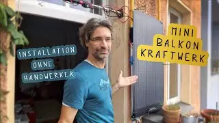 Mein Mini Balkonkraftwerk von ECOFLOW! Solar Panel schnell installiert, ohne Bohren & Schrauben.