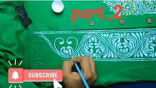 Hand Painting Art || Hand Printed Kurta🥰🥰 PART_2  