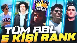 5 BBL OYUNCUSU RANKED GİRERSE NE OLUR? -Muj w/Legoo,aslanmashadovv,aimdll,kero | Maç Özetleri #278