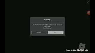 ROBLOX ERROR CODE 529