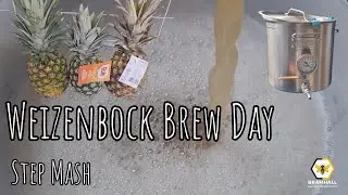 Weizenbock Brew Day but with a Pineapple Twist !!