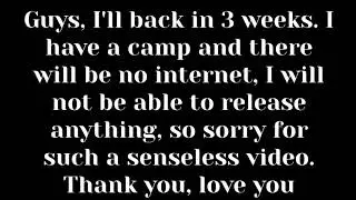 See you all in 3 weeks. Love you all