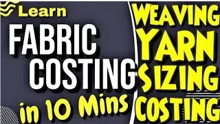 Woven Fabric Consumption & Costing | Textile Calculation | Fabric Consumption