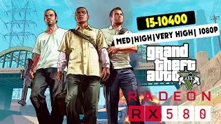 GTA 5 | i5-10400f + RX 580 4gb | Benchmark | Low,Med,High,Very High | 1080p