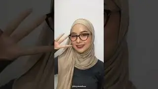 Styling pashmina kaos khaki😍💗