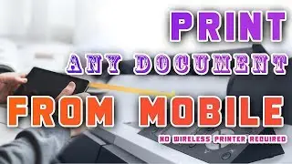 Print any document from your android mobile 2019