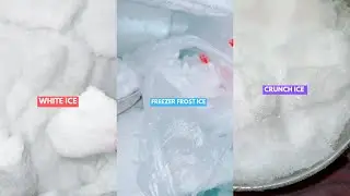 Freezer Frost Eating | Powdery Ice Eating | Dry Crunch Ice Eating ASMR ❤️❄️