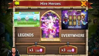 LEGEND After LEGEND 3 Events For Demogorgon 45,000 Gems 4 Hero Rolls Castle Clash