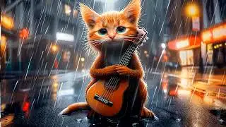 Sad Story 😿😭Out of tune Bullied Sad Kitten Guitar Player becomes a Superstar Cat 😿😻#cat