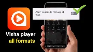 Visha Player | Visha video player all formats | visha player settings