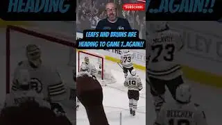 UnBeLEAFable!! Leafs & Bruins Heading To Game 7!! #shorts #nhl #hockey #mapleleafs