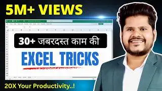 ✅ Top 30 Excel Tips and Tricks in Just 30 Minutes