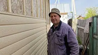 Обшивка  сайдингом беседки