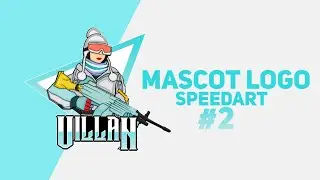 MASCOT LOGO SPEEDART #2 | Akshu EditZ