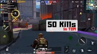 50 Kills In TDM | World Highest Kills In PUBG Mobile | TDM Match | #turbomaxgaming