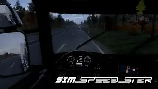 ETS 1.57 | Nordic Horizons DLC Drive – Umeå to Tromsø | Realistic Weather | Ultra Graphics