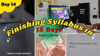 *11 Hours Study Vlog* 📚✨ | Day 14 | Finishing Syllabus in 15 Days | #studymotivation  | Gathakv |