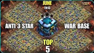 BEST TH13 WAR BASE 2025, ANTI 3 STAR TH13 WAR BASE, TH13 WAR BASE 2025 WITH LINK ( CLASH OF CLANS)