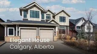 Elegant House with Mountain Views in Calgary, Alberta, Canada - Pix House Tours