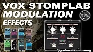 VOX Stomplab MODULATION - All Effects - Chorus, Flanger, Phaser...