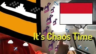 going to Jakarta so I can cause chaos with my family (it went well I think)