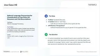 Webinar Clip: AI Use Case 2 - Natural Language Processing