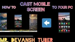 How to Cast Mobile screen to your PC 🔥🔥| Mirror your Mobile screen to laptop 💻 or Desktop 🖥.