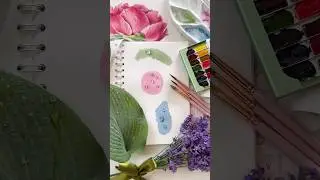 Water drop painting #watercolorpainting #watercolor #art #everydaywatercolor #painting #arttutorial