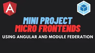 Micro Frontend using Angular and Module Federation || Mini Project || Consume remote apps into host