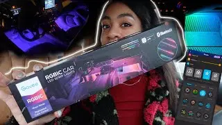 Upgrading the lights in my car  *Govee RGBIC car led strip lights*