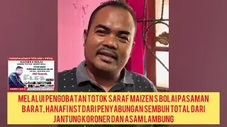 Hanafi nst dari penyabungan menderita kolesterol, jantung koroner dan asam lambung ijin Allah sembuh
