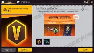 FREE Evo Groza Redeem Code Free Fire | Evo Groza Gun for All Guild Members | Guild Giants Event