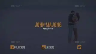 Logo Reveal + 15 Social Icons Animation