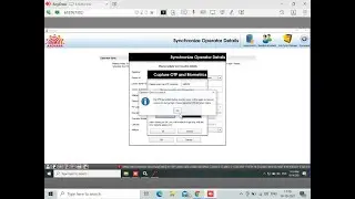 Failed to sync operator details with server.solution video v3.3.4.2/96-3. syn done successfully.