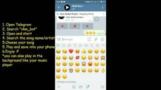 Listening Music using Telegram Bot (Search, Play, Download)