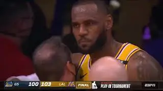 Lakers survive Warriors to take the 7th seed in the West || Playoff Bound || 2 Peat ||