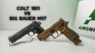 Camparison Colt 1911 and Sig Sauer M17 Airsoft
