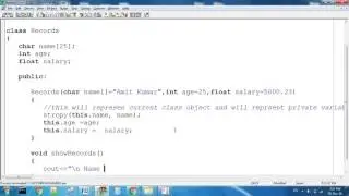 Constructor With Default Argument In C++