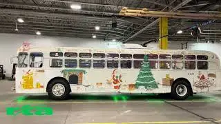 Historic Christmas trolley commercial 2