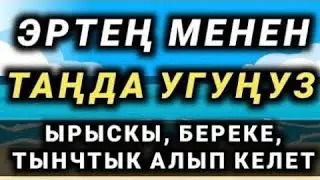 ТЫНЧТЫК, ЫРЫСКЫ, БЕРЕКЕ АЛЫП КЕЛЕТ ИН ШАА АЛЛАХ КУРАН УГАБЫЗ