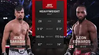 Jeka Saragih vs Leon Edwards Full Fight