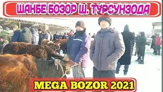 Ш. Турсунзода _ Шанбе бозор 2021 _ Мол бозор Регар 