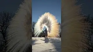 Кипяток на морозе