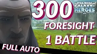 Galactic Conquest Sector 3 Hard - Anticipated Dodge - 300 Foresight From 1 Battle - No GLs | SWGoH