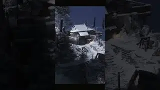 3D Environment Hidden Winter Village in Unreal Engine 5 