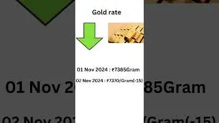 02 Nov 2024 Today Gold and Silver rate #goldprice #silverprice #preciousmetals #stocks #sharemarket
