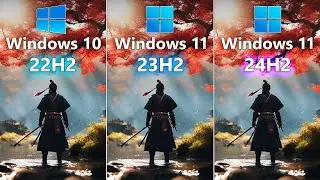 Windows 11 24H2 vs Windows 11 23H2 vs Windows 10 22H2 - Gaming
