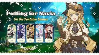 ⟡ Pulling for Navia🌻(Cozy Genshin Impact Gameplay) ₊˚⊹ ♡