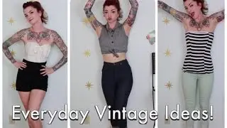 Everyday Vintage and Pinup Outfit Ideas by CHERRY DOLLFACE