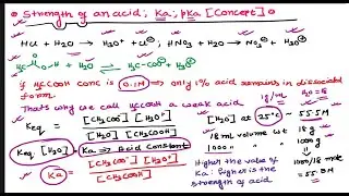 #Acid_Strength #pKa How to determine Acid strength| What is pKa value?